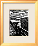Scream Affiche par Edvard Munch