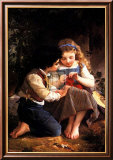 La leçon de tricot Posters par Emile Munier