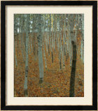 Bosque de abedules Láminas por Gustav Klimt