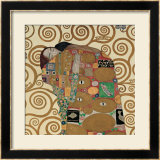 Fulfillment, Stoclet Frieze, c.1909 (detail) Láminas por Gustav Klimt Fulfillment, Stoclet Frieze, c.1909 (detail) Láminas por Gustav Klimt