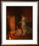 Tras el baño, 1890 Láminas por Paul Peel Tras el baño, 1890 Láminas por Paul Peel