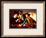 The Cardsharps Affiche par Caravaggio 