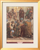 L'école d'Athènes, vers 1511 (détail) Posters par Raphael 