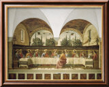 Last Supper Print by Domenico Ghirlandaio