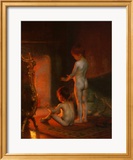 Tras el baño, 1890 Lámina por Paul Peel Tras el baño, 1890 Lámina por Paul Peel