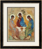 Die Heilige Dreifaltigkeit Poster von Andrei Rublev