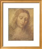 Cabeza de Cristo Pósters por Leonardo da Vinci