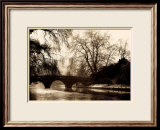 Clare Bridge, Cambridge Affiche par Derek Langley