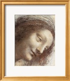 Virgen Lámina giclée enmarcada por Leonardo da Vinci
