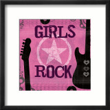Rockeuse Affiche par Louise Carey