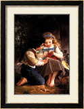 La leçon de tricot Posters par Emile Munier