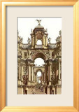 Baroque Architecture Stampa di Andrea Pozzo