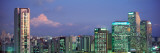 Itaim Bibi Office Towers Dusk Sao Paulo Brazil Fotografie-Druck von Panoramic Images 