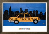 New York Taxi Cab Poster par Aaron Foster