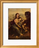 Santa Ana, la Virgen y el Niño Pósters por Leonardo da Vinci