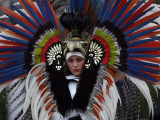 Model Wears Creation by Mexico's Fashion Designer Alejandro Carlini at International Designers Show Photographic Print