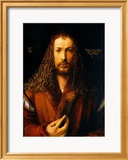 Self Portrait Estampe encadrée par Albrecht Dürer