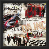 London West District Affiches par Vincent Gachaga