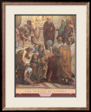 L'école d'Athènes, vers 1511 (détail) Art par Raphael 