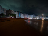Copacabana Beach is Seen During a Blackout in Rio De Janeiro Lámina fotográfica