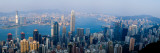 Skyscrapers in a City, Victoria Harbour, Hong Kong, China Photographic Print by Panoramic Images 