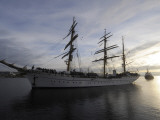 German Sailor Gorch Fock is Pictured During its Arrival in Kiel, Northern Germany Photographic Print