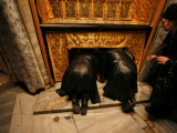 Christians Praying in Church of Nativity, Believed to Be the Birthplace of Jesus Christ, Bethlehem Photographic Print