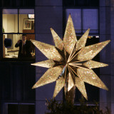 Office Worker at Rockefeller Center before the 74th Annual Christmas Tree Lighting Ceremony Photographic Print