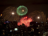 Fireworks are Seen During the Opening Ceremony for the Vancouver 2010 Olympics Photographic Print