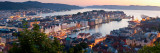 Buildings in a City, Bergen, Hordaland County, Norway Fotografisk tryk af Panoramic Images