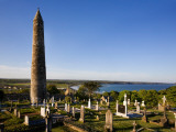 12th Century Round Tower, St Declan's Cathedral, Ardmore, Co Waterford, Ireland Photographic Print