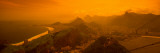 View of a Beach at Dusk, Copacabana Beach, Rio De Janeiro, Brazil Photographic Print by Panoramic Images 