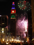 Fireworks Show is Part of the New Year Celebration Along the 16th Street Mall in Downtown Denver Photographic Print