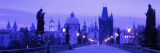 Statues Along a Bridge, Charles Bridge, Prague, Czech Republic Photographic Print by Panoramic Images 