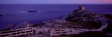 View of Lighthouse on Rock Formation, Rose Blanche Lighthouse Undergoing Renovations, Newfoundland Lámina fotográfica por Panoramic Images