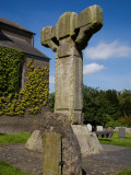 High Cross in St Columba's Church, Ceanannas Mor , County Meath, Ireland Photographic Print