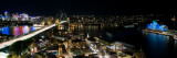 Buildings Lit Up at Night, Sydney, New South Wales, Australia Photographie par Panoramic Images 