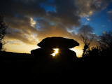 Megalithic Knockeen Dolmen, Near Tramore, County Waterford, Ireland Photographic Print