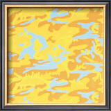 Camouflage, c.1987 (orange, yellow, blue) Posters por Andy Warhol