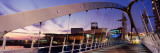 Footbridge in City, Salford Quays Millennium Footbridge, Salford Quays, Greater Manchester, England Photographic Print by Panoramic Images 