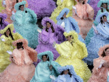 Girls from the Mobile Azelia Trail March in President Bush's Inaugural Parade Photographic Print