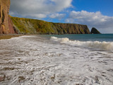 Ballydowane Cove, the Copper Coast, County Waterford, Ireland Photographie
