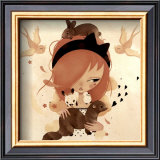 Mon Petit Furet Poster por Candy Bird Mon Petit Furet Poster por Candy Bird