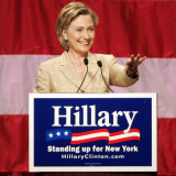 Sen. Hillary Clinton Addresses Supporters at the New York Women for Hillary Luncheon Photographic Print