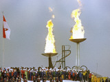 General Shots of the Opening Ceremonies of the 1976 Winter Olympic Games, Austria Photographic Print