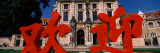 Sculptures in Front of a Museum, Bavarian National Museum, Munich, Bavaria, Germany Photographic Print by Panoramic Images 