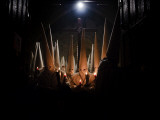 Penitents Participate in Procession of 'Jesus Yacente' Brotherhood, During Holy Week in Zamora Photographic Print