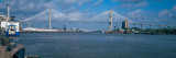 Bridge across a River, Talmadge Bridge, Savannah River, Savannah, Chatham County, Georgia, USA Photographic Print by Panoramic Images 