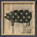Polka Pig II Prints by Lisa Hilliker