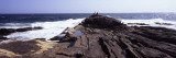 Rock Formations on Coast, Pemaquid Point Lighthouse, Pemaquid Point, Bristol, Lincoln County, Maine Photographie par Panoramic Images 